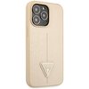 Etui GUESS Saffiano Triangle Logo do Apple iPhone 14 Pro Max Beżowy Kompatybilność Apple iPhone 14 Pro Max