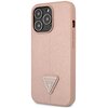 Etui GUESS Saffiano Triangle Logo do Apple iPhone 14 Pro Max Różowy Seria telefonu iPhone