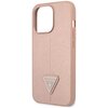Etui GUESS Saffiano Triangle Logo do Apple iPhone 14 Pro Max Różowy Typ Etui nakładka