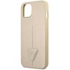Etui GUESS Saffiano Triangle Logo do Apple iPhone 14 Beżowy Typ Etui nakładka