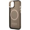 Etui GUESS Gold Outline Translucent MagSafe do Apple iPhone 14 Czarny Typ Etui nakładka
