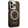 Etui GUESS Gold Outline Translucent MagSafe do Apple iPhone 14 Pro Czarny Kompatybilność Apple iPhone 14 Pro