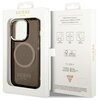 Etui GUESS Gold Outline Translucent MagSafe do Apple iPhone 14 Pro Czarny Marka telefonu Apple
