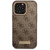 Etui GUESS 4G Logo Plate MagSafe do Apple iPhone 14 Pro Brązowy Model telefonu iPhone 14 Pro