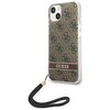 Etui GUESS 4G Print Strap do Apple iPhone 14 Plus Brązowy Seria telefonu iPhone