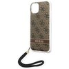 Etui GUESS 4G Print Strap do Apple iPhone 14 Plus Brązowy Typ Etui nakładka