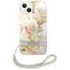 Etui GUESS Flower Strap do Apple iPhone 14 Plus Fioletowy Seria telefonu iPhone