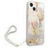Etui GUESS Flower Strap do Apple iPhone 14 Plus Fioletowy Model telefonu iPhone 14 Plus
