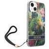 Etui GUESS Flower Strap do Apple iPhone 14 Niebieski Model telefonu iPhone 14