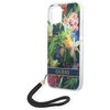 Etui GUESS Flower Strap do Apple iPhone 14 Niebieski Dominujący kolor Niebieski