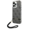 Etui GUESS 4G Print Strap do Apple iPhone 14 Pro Max Czarny