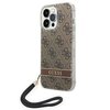 Etui GUESS 4G Print Strap do Apple iPhone 14 Pro Max Brązowy