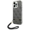 Etui GUESS 4G Print Strap do Apple iPhone 14 Pro Czarny