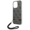 Etui GUESS 4G Print Strap do Apple iPhone 14 Pro Czarny Dominujący kolor Czarny