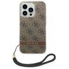 Etui GUESS 4G Print Strap do Apple iPhone 14 Pro Brązowy Seria telefonu iPhone