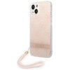 Etui GUESS 4G Print Strap do Apple iPhone 14 Plus Różowy