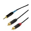 Kabel SSQ MIJRCA2 TRS 3.5 mm - 2 x RCA 2 m Kolor Czarny