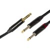 Kabel SSQ JSJM3 Jack stereo 6.3 mm - 2 x Jack 6.3 mm 3 m Materiał Tworzywo sztuczne
