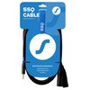 Kabel SSQ MIXLR1 TRS 3.5 mm - 2 XLR męski 1 m Zastosowanie Do kolumn głośnikowych
