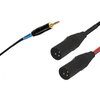 Kabel SSQ MIXLR1 TRS 3.5 mm - 2 XLR męski 1 m Długość [m] 2