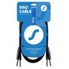 Kabel SSQ JSJS5 2 x Jack stereo 6.3 mm - 2 x Jack stereo 6.3 mm 5 m Gwarancja Dożywotnia