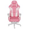 Fotel GENESIS Nitro 710 Różowo-biały Materiał obicia Skóra ekologiczna