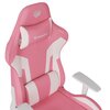 Fotel GENESIS Nitro 710 Różowo-biały Regulowane oparcie Tak