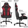 Fotel GENESIS Nitro 720 Czarno-czerwony Podświetlenie RGB Nie