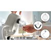 Robot kuchenny planetarny BOSCH MUM5XL72 1000W z wbudowaną wagą, maszynką do mięsa, blenderem kielichowym (2 MISY) Funkcje Krojenie w kostkę