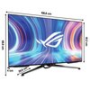 Monitor ASUS ROG Swift PG48UQ 47.53" OLED 3840x2160px 138Hz 0.1 ms [GTG] Ekran 47.53", 3840 x 2160px, OLED