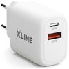 Ładowarka sieciowa X-LINE WC620W 20W+20W Biały Rodzaj złącza USB Typ C - 1 szt.