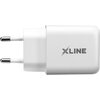 Ładowarka sieciowa X-LINE WC620W 20W+20W Biały Rodzaj złącza USB - 1 szt.