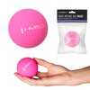 Piłka do masażu HMS Lacrosse BLC01 Różowy (6.5 cm) Pompka w zestawie Nie