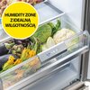 Lodówka HAIER HTR7720DNMP 3D No frost 200.6cm Platynowy Inox Roczne zużycie prądu 242 kWh = 278.3 zł