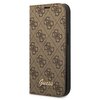 Etui GUESS 4G Vintage Gold Logo do Apple iPhone 14 Pro Brązowy