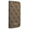 Etui GUESS 4G Vintage Gold Logo do Apple iPhone 14 Pro Brązowy Dominujący kolor Brązowy