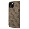Etui GUESS 4G Vintage Gold Logo do Apple iPhone 14 Brązowy Seria telefonu iPhone