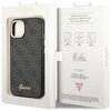 Etui GUESS 4G Vintage Gold Logo do Apple iPhone 14 Czarny Marka telefonu Apple