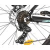 Rower górski MTB INDIANA X-Pulser 2.7 D17 27.5 cala Deli Czarno-miętowy Wyposażenie Dzwonek
