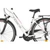 Rower trekkingowy INDIANA X-Road 1.0 D19 28 cali damski Biało-różowy Kolor Biało-różowy