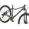 Rower górski MTB INDIANA X-Pulser 2.7 D15 27.5 cala Deli Czarno-miętowy Przerzutka przednia marka Shimano