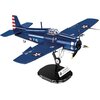 Klocki plastikowe COBI Historical Collection World War II F4F Wildcat - Northrop Grumman COBI-5731 Materiał Plastik
