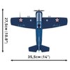 Klocki plastikowe COBI Historical Collection World War II F4F Wildcat - Northrop Grumman COBI-5731 Gwarancja 24 miesiące