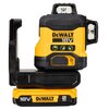 Laser krzyżowy DEWALT DCLE34031D1-QW Dokładność pomiaru [mm] +/- 3