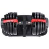 Zestaw hantli HMS SR52 (2 x 23.8 kg) + stojak STR10 Pro Materiał Guma