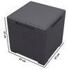 Stolik ogrodowy KETER Vigo Storage Box 17211873 Grafitowy Rodzaj Stolik ogrodowy