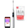 Szczoteczka soniczna OCLEAN X Pro Elite + Końcówka szczoteczki OCLEAN P2S6 W02 (2 sztuki) Czas działania do 35 dni