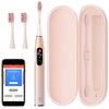 Szczoteczka soniczna OCLEAN X Pro Sakura Różowy + Końcówka szczoteczki OCLEAN PW03 (2 sztuki) + Etui do szczoteczki OCLEAN BB01 Różowy Czas działania do 30 dni