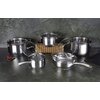 Zestaw garnków BERLINGER HAUS Silver Jewellery BH-6660 (10 elementów) Przeznaczenie Kuchnie ceramiczne