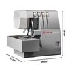 Maszyna do szycia Overlock SINGER HD0405S Prędkość szycia [obr/min] 1300